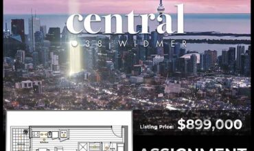 Central Condos | 2 Bedroom, 2 Bath | 638 Sq.Ft | $899,000 | Assignment