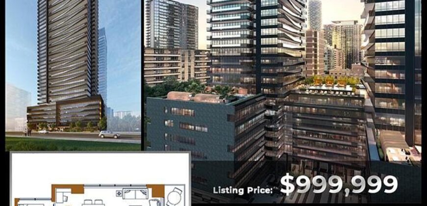 Line 5 Condos | 2 Bedroom, 2 Bath, Parking | 770 Sq.Ft | $999,999 | Assignment